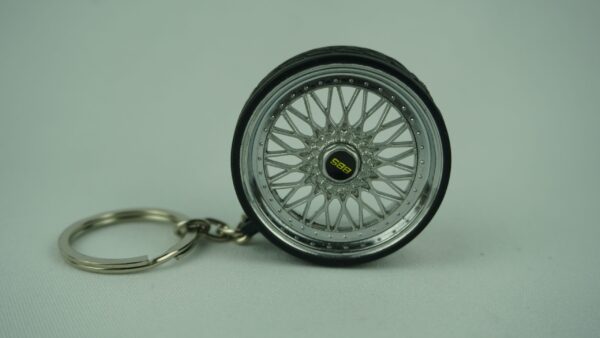Chaveiro de roda Modelo BBS Cromada