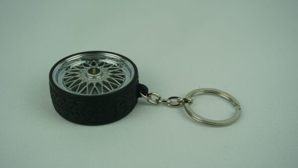 Chaveiro de roda Modelo BBS Cromada - Image 3