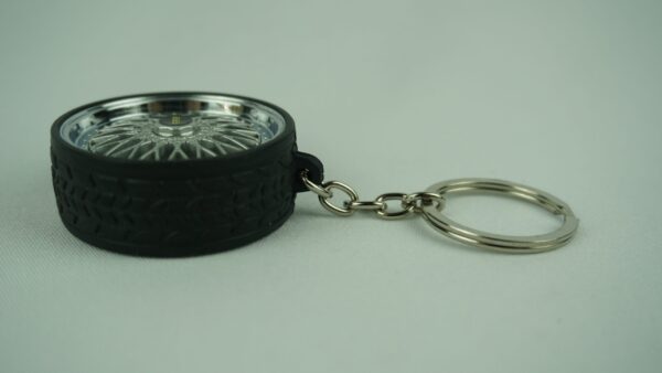 Chaveiro de roda Modelo BBS Cromada - Image 2