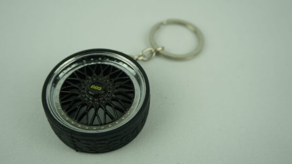 Chaveiro de roda Modelo BBS preta - Image 2